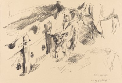Calves by Lovis Corinth