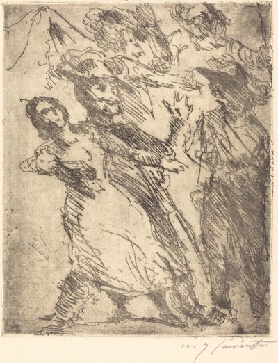 Cavaliers with a Woman by Lovis Corinth
