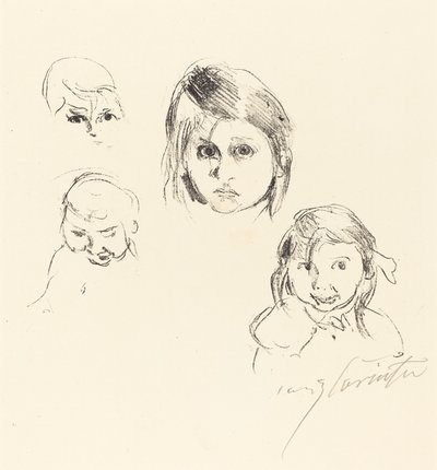 Heads of Children, 1914 by Lovis Corinth