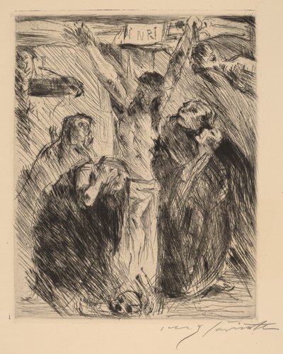 Crucifixion, after the Altarpiece at Tölz by Lovis Corinth
