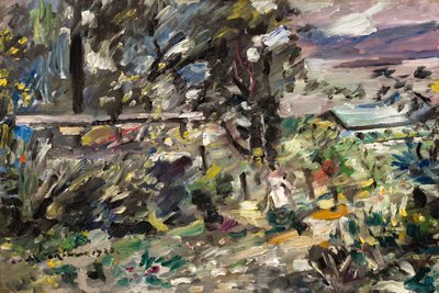 Lake Walchen, Silver Path by Lovis Corinth
