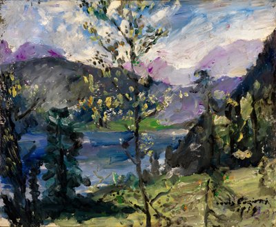 Landscape at Walchensee by Lovis Corinth