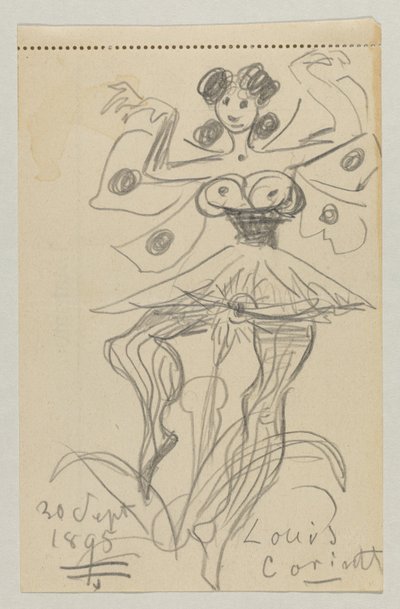 Lovis Corinth to Carl Strathmann by Lovis Corinth