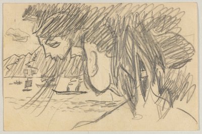 Lovis Corinth to Carl Strathmann: Postcard, Postmarked March 25, 1908 by Lovis Corinth