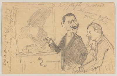 Lovis Corinth to Carl Strathmann: Postcard, Postmarked 27 May 1901 by Lovis Corinth