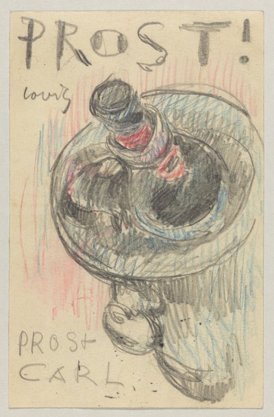 Lovis Corinth to Elly Strathmann: Postcard, Postmarked May 22, 1911 by Lovis Corinth