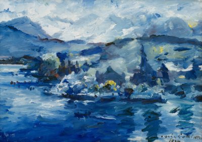 Lake Lucerne in the Afternoon by Lovis Corinth