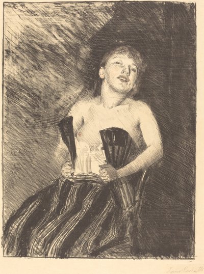 Girl in a Corset by Lovis Corinth