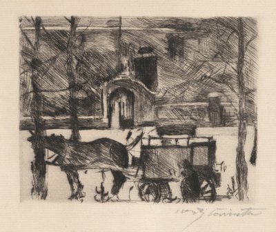 Milk Wagon by Lovis Corinth