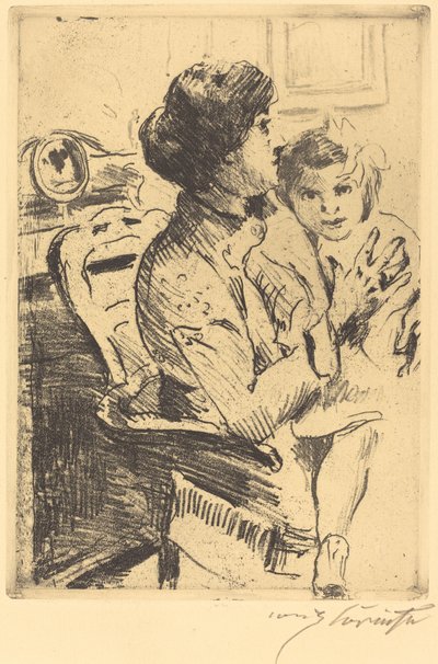Mother and Child by Lovis Corinth