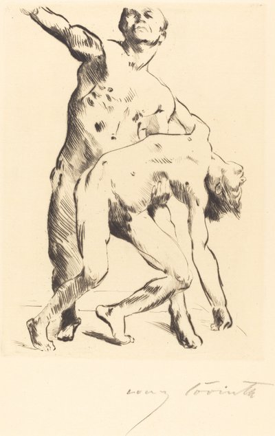 Odysseus and the Suitor by Lovis Corinth