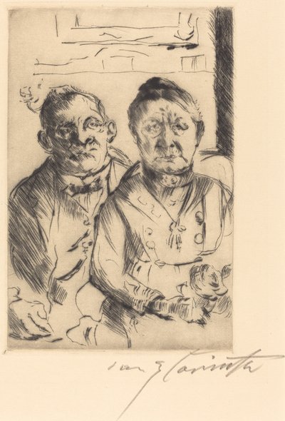 Couple from East Prussia by Lovis Corinth