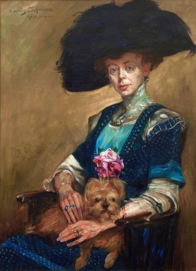 Portrait of Mrs. Luther by Lovis Corinth
