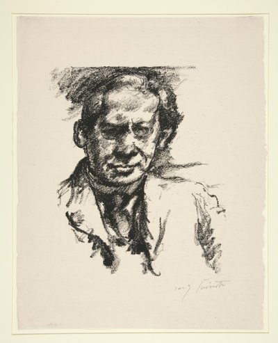 Portrait of Arno Holz by Lovis Corinth