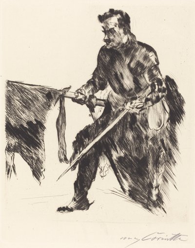 Rudolf Rittner as Florian Geyer by Lovis Corinth