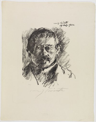 Self-Portrait, March 19, 1920 by Lovis Corinth