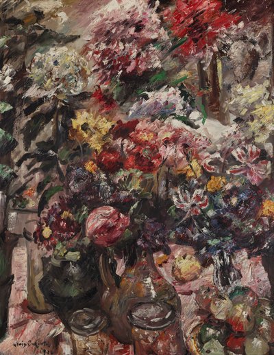 Still Life with Chrysanthemums and Amaryllis by Lovis Corinth