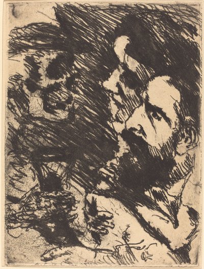 Death Visits the Strucks, 1921 published 1922 by Lovis Corinth