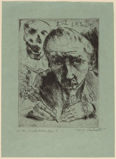Death and the Artist, 1920-1921 by Lovis Corinth