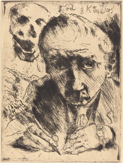 Death and the Artist by Lovis Corinth
