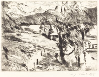Walchensee Landscape by Lovis Corinth