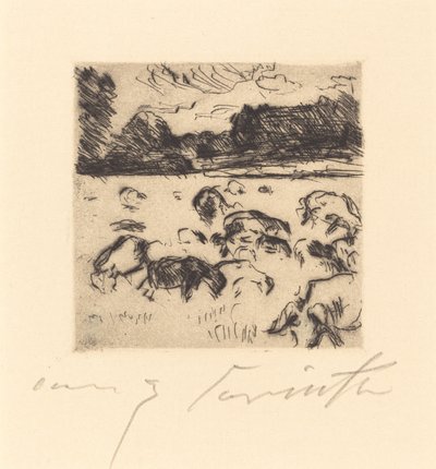 Grazing Sheep, 1916 by Lovis Corinth