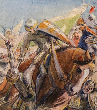 Illustration for Stories of the Crusades by Lowes Dalbiac Luard