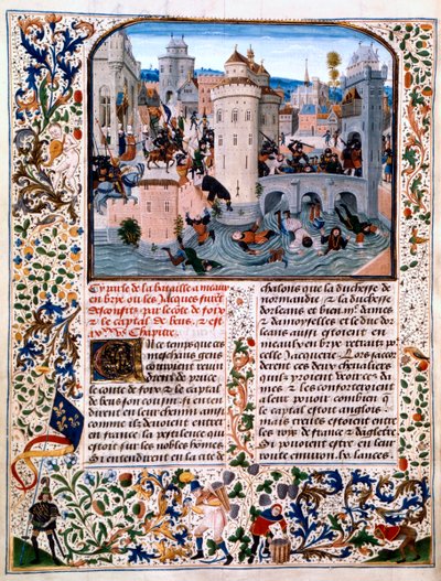 Massacre of the peasant rebels at Meaux, 1358 by Loyset Liedet