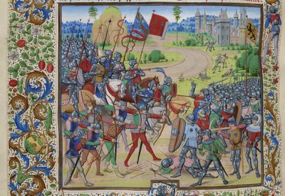 The Battle of Dunkirk on 25 May 1383, ca. 1470-1475 by Loyset Liedet