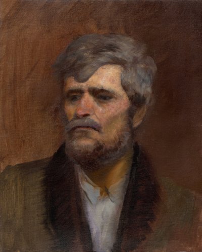 Character Head Study of a Man by Laszlo Mednyanszky