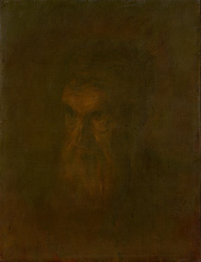 Head Study of an Old Man by Laszlo Mednyanszky