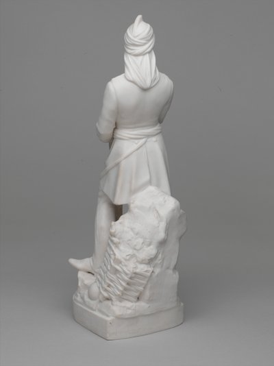 Parian ware statuette of Lieutenant (later Major) William Hodson by Ltd Mintons