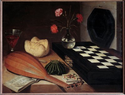 Still Life at the Chess by Lubin Baugin