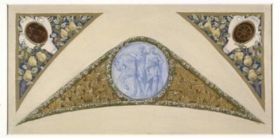 Sketch for the Festival Staircase at Paris City Hall: Gemini, between 1888 and 1898 by Luc Oliver Merson