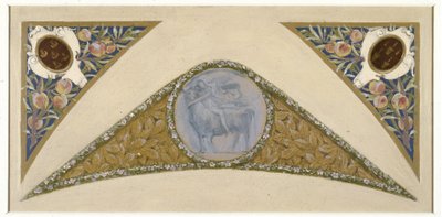 Sketch for the Festive Staircase of the Town Hall of Paris: Bull, ca. 1888-1898 by Luc Oliver Merson