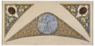 Sketch for the Festive Staircase at Paris City Hall: Cancer, between 1888 and 1898 by Luc Oliver Merson