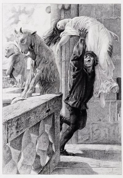 Quasimodo saves Esmeralda - in 