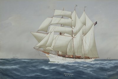 The Sunbeam under Full Sail by Luca Papaluca