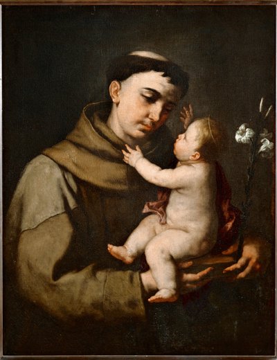 Saint Anthony of Padua and the Infant Jesus by Luca (circle of) Giordano