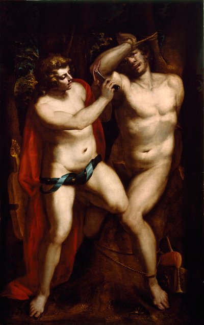 Apollo and Marsyas by Luca Cambiaso