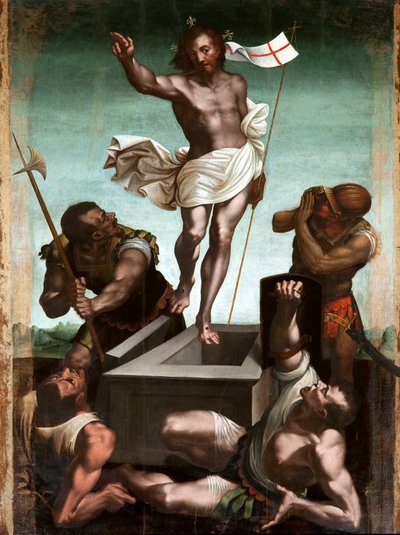 The Resurrection by Luca Cambiaso