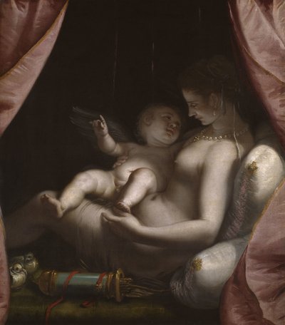 Venus and Cupid, c.1570 by Luca Cambiaso