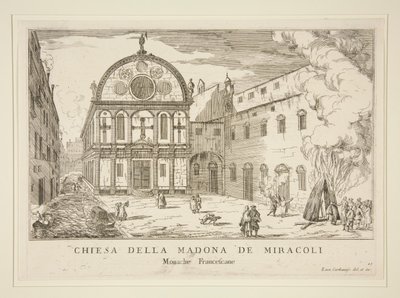 Chiesa della Madona de Miracoli by Luca Carlevarijs