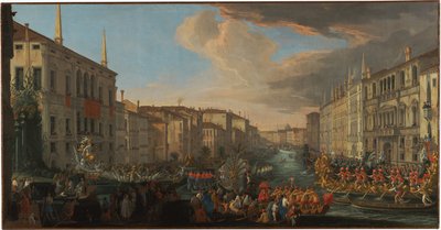 Regatta on the Grand Canal in Honor of Frederick IV of Denmark by Luca Carlevarijs