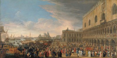 The Entry of the French Ambassador into Venice in 1706 by Luca Carlevarijs