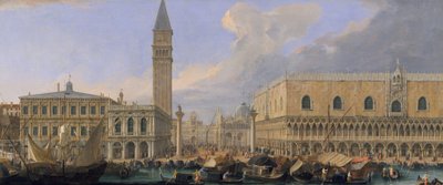 The Molo, Venice, from the Bacino di San Marco by Luca Carlevaris