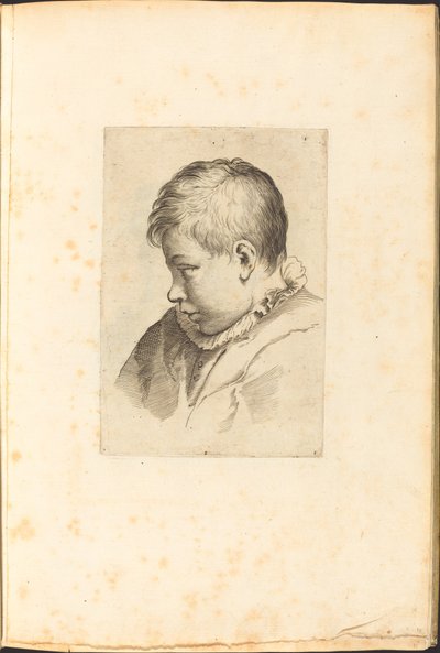 Print from Drawing Book by Luca Ciamberlano