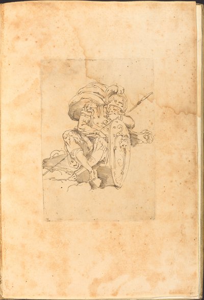 Print from Drawing Book by Luca Ciamberlano