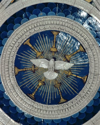 The Holy Ghost, Roundal from the Tomb of the Cardinal of Portugal by Luca Della Robbia