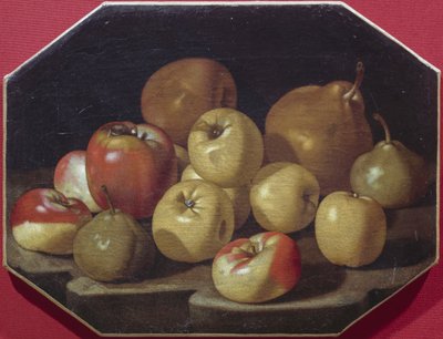 Still Life with Apples and Pears by Luca Forte